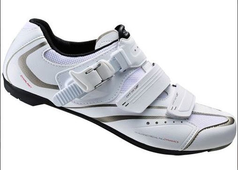 SHIMANO WOMANS WR42W ROAD SHOE, WHITE, SIZE 42