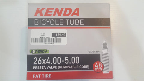 https://www.ontariotrysport.com/products/kenda-fat-tire-tube-26x4-00-5-00-48-mm-presta-valve-removable-valve-core