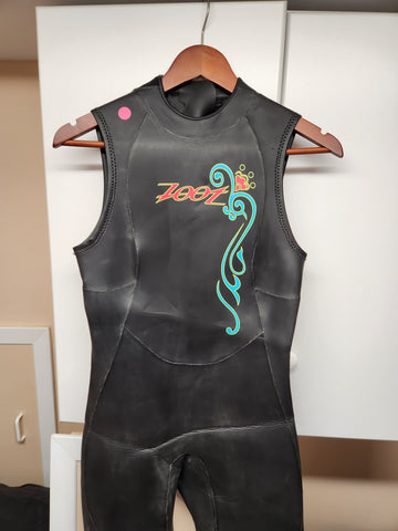 WOMANS ZOOT FUZION SLEEVELESS WETSUIT, XS