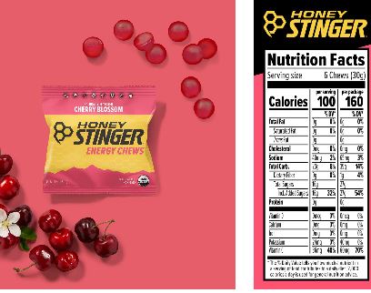 HONEY STINGER CHEWS PACK OF 4