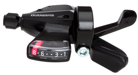 SHIMANO Shifter SL-M315-8R 8-speed RAPIDFIRE PLUS Clamp band With optical gear display