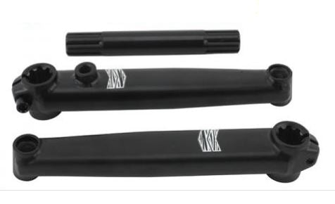 HARO ZEBRA BMX CRANKS 175MM, WITH SNAFU BOTTOM BRACKET KIT