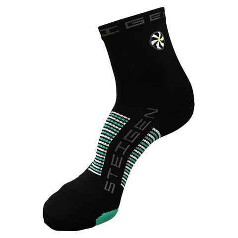 STEIGEN HALF LENGTH BLACK SOCKS